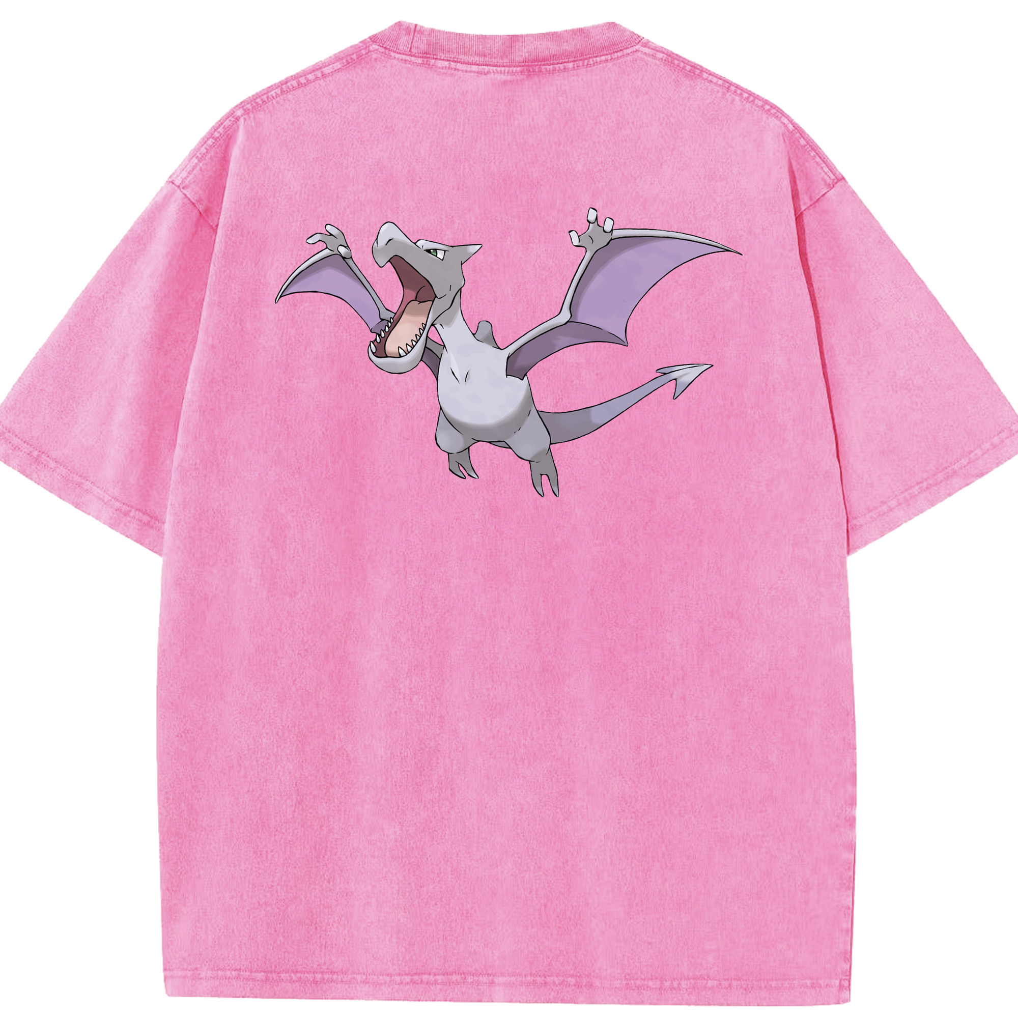 （画像用） ポケットモンスター Pokémon 綿100% ヴィンテージ風 半袖Tシャツ（背面プリント）
